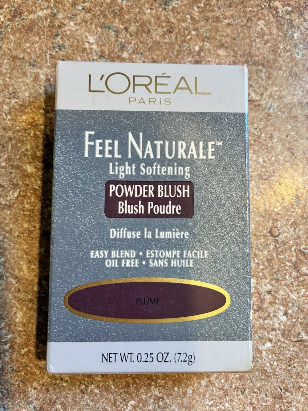 NEW L'Oréal Feel Naturale Light Softening Powder Blush-PLUME